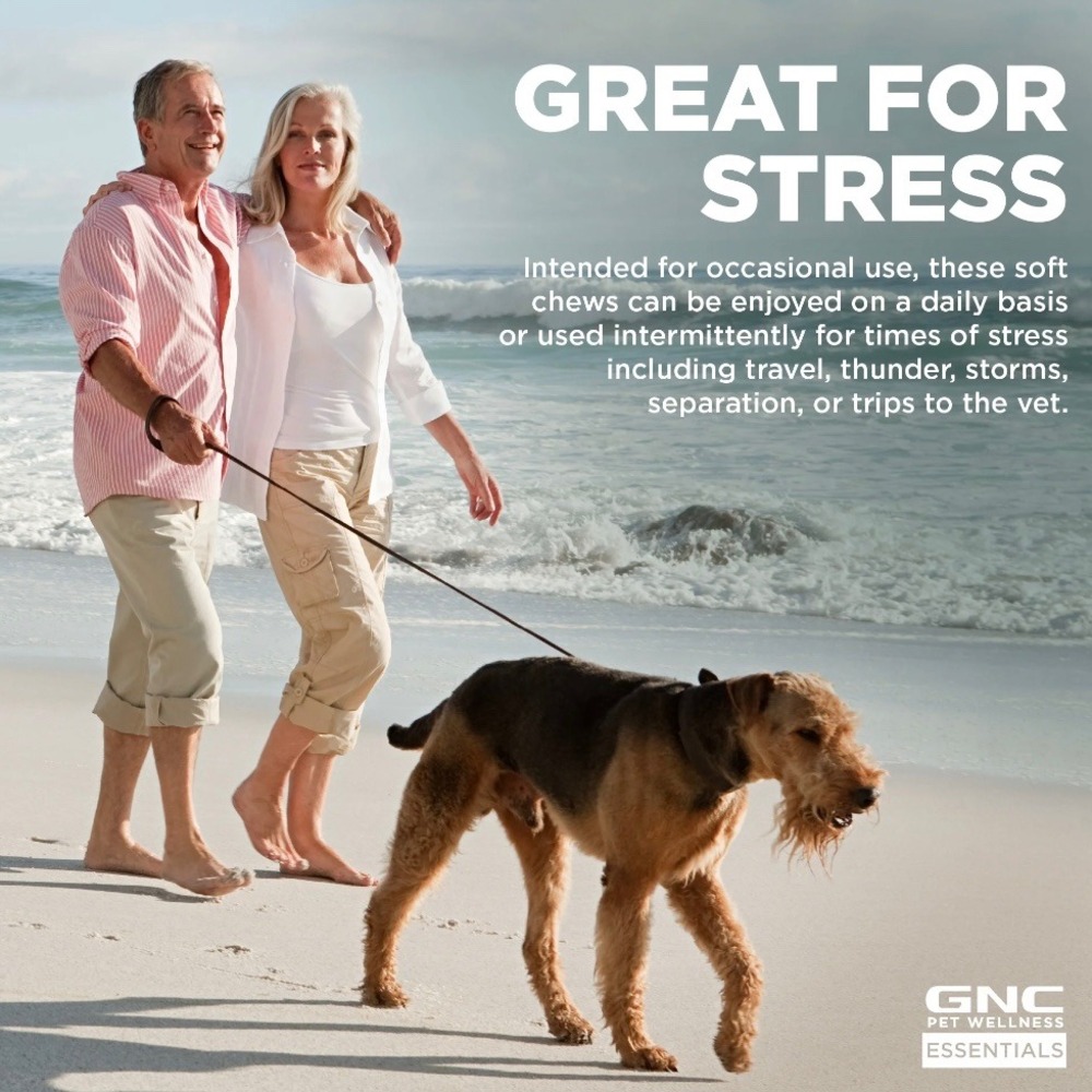 GNC Pet Wellness Essentials‎ Calming Dog Chews Bacon Flavor 60 Count NEW - Picture 11 of 16